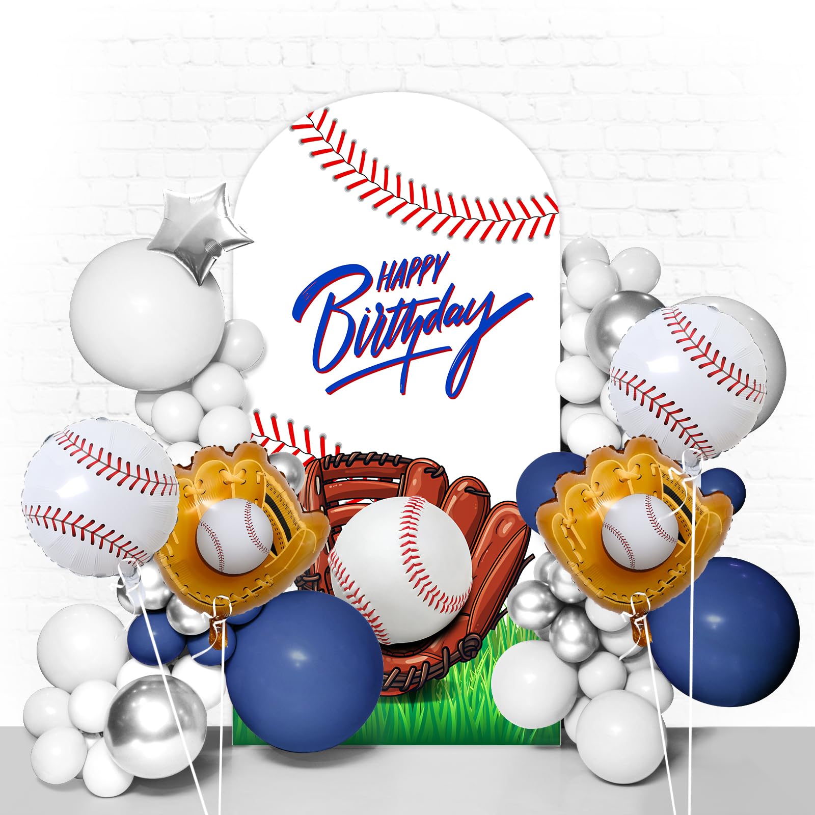 Amazon.com : Baseball Arch Backdrop Stand Cover 7.2ft Sports